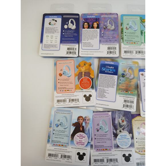 StoryPhones 16 PACK NEW Story Shields Disc Disney Headphones Storytelling SEALED - Picture 6 of 8